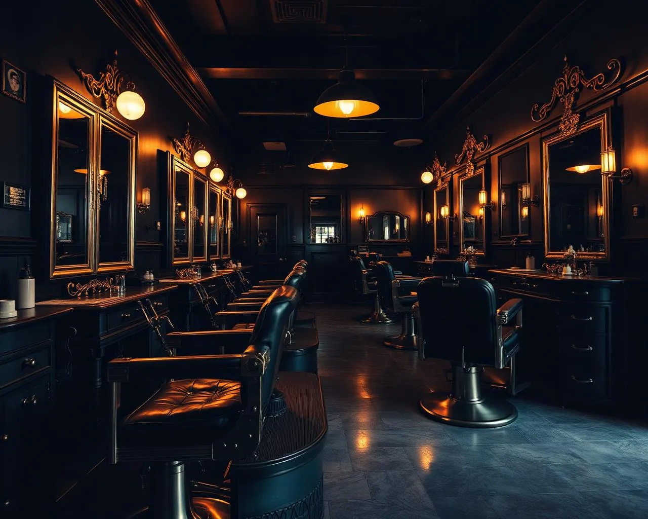 DSharpworks barbershop interior